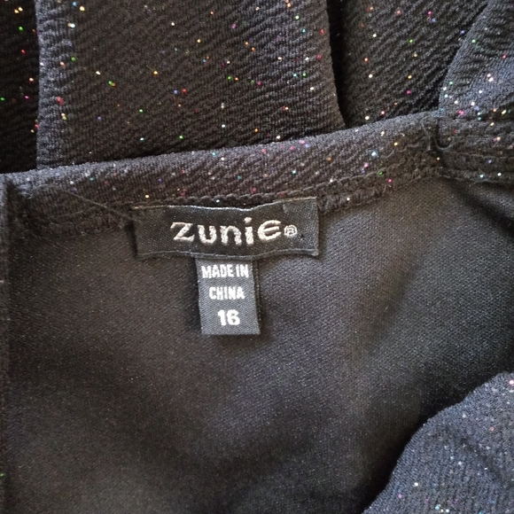 Zunie Girls Glitter Dress - Picture 5 of 7